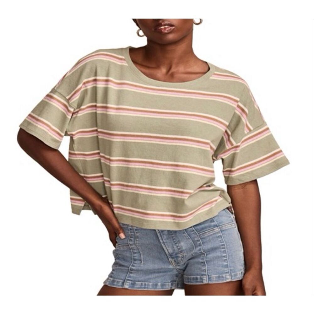 Lucky brand striped t-shirt nwt- small